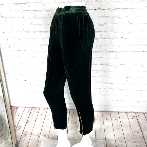 🚫SOLD! •|•SANDRO•| Bianca Zip-Hem Velour Pants - Picture 6 of 15